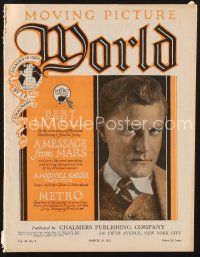 1y058 MOVING PICTURE WORLD exhibitor magazine March 19, 1921 Fatty Arbuckle, Douglas Fairbanks!