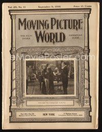 1y052 MOVING PICTURE WORLD exhibitor magazine September 9, 1916 Charlie Chaplin & Sussue Hayakawa!
