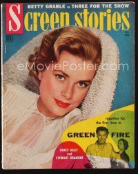 1y078 SCREEN STORIES magazine February 1955 wonderful portrait of beautiful Grace Kelly!