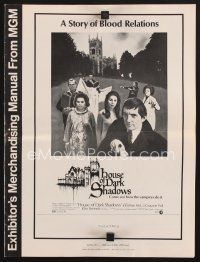 1y126 HOUSE OF DARK SHADOWS pressbook '70 how vampires do it, a bizarre act of unnatural lust!