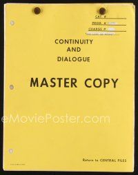 1y206 LIFE OF RILEY continuity & dialogue script December 23, 1948, screenplay by Irving Brecher!