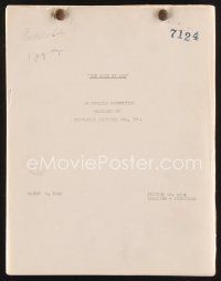 1y212 NEXT OF KIN continuity & dialogue script March 9, 1943 screenplay by Dickinson, Bartlett + 2!