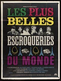 1z100 BEAUTIFUL SWINDLERS French 1p '64 Chabrol, Polanski, Godard, Gregoretti & Horikawa!