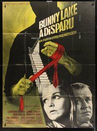 1z117 BUNNY LAKE IS MISSING French 1p '66 Otto Preminger, different art by Georges Kerfyser!