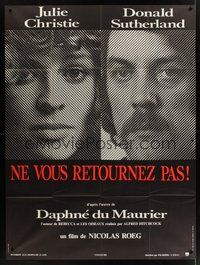 1z148 DON'T LOOK NOW French 1p '73 Julie Christie, Donald Sutherland, directed by Nicolas Roeg!