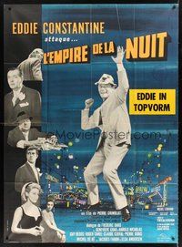 1z156 EMPIRE OF NIGHT French 1p '62 Pierre Grimblat's L'empire de la nuit, Eddie Constantine!