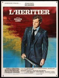 1z159 EXTERMINATOR French 1p '73 L'Heritier, full-length art of Jean Paul Belmondo by Ferracci!
