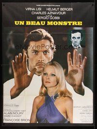 1z255 LOVE ME STRANGELY French 1p '71 great image of sexy Virna Lisi, Helmut Berger & Aznavour!