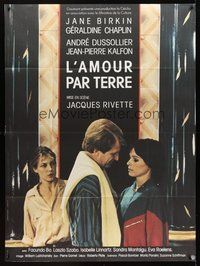 1z256 LOVE ON THE GROUND French 1p '84 Jacques Rivette directed, Jane Birkin, Geraldine Chaplin!