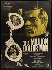 1z272 MILLION DOLLAR MAN style A French 1p '67 L'homme qui valait des milliards, art by Charles Rau!