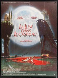 1z278 MOON IN THE GUTTER French 1p '83 Beineix's La Lune dans le Caniveau, really cool artwork!