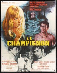 1z280 MUSHROOM French 1p '70 Simenon's Le champignon, drugs, art by Jean Mascii!