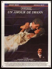 1z342 SWANN IN LOVE French 1p '84 Un Amour de Swann, Jeremy Irons, Ornella Muti, Alain Delon!
