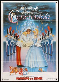 1z443 CINDERELLA Italian 1p R88 Walt Disney classic romantic musical fantasy cartoon!