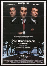 1z456 GOODFELLAS Italian 1p '90 Robert De Niro, Joe Pesci, Ray Liotta, Martin Scorsese classic!