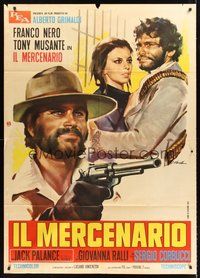 1z724 MERCENARY Italian 1p '69 Il Mercenario, gunslingers Jack Palance & Franco Nero, Olivetti art!