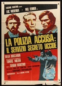 1z762 SILENT ACTION Italian 1p '75 Luc Merenda, Mel Ferrer, Tomas Milan, directed by Sergio Martino