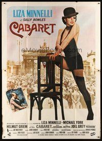1z391 CABARET Italian 2p '72 Liza Minnelli sings & dances in Nazi Germany, directed by Bob Fosse!