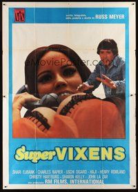1z420 SUPER VIXENS Italian 2p '77 Russ Meyer, different image of super sexy Shari Eubank!