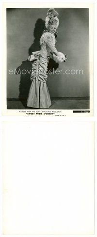 2a056 BETTY GRABLE 8x10 still '43 full-length smiling in cool dress from Sweet Rosie O'Grady!
