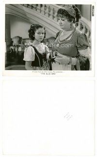 2a069 BLUE BIRD 8x10 still '40 young Shirley Temple standing next to Laura Hope Crews!