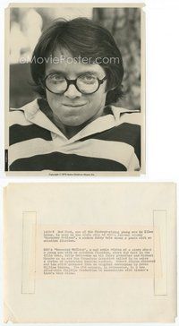 2a084 BUD CORT 8x10 still '71 great super close up wearing glasses from Brewster McCloud!