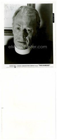 2a434 MAX VON SYDOW 8x10 still '73 close portrait as Father Merrin from The Exorcist!