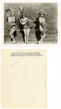 2a487 NO, NO, NANETTE 8x10 still '30 great image of wacky chorus girls from the planet Mars!