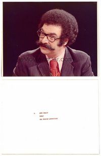2a225 GENE SHALIT TV color 8x10.25 still '70s as the film critic on the Today Show!