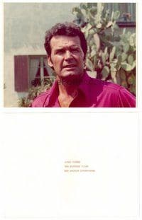 2a288 JAMES GARNER TV color 8x10.25 still '70s as the star of The Rockford Files!