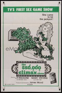 2b002 $50,000 CLIMAX SHOW 1sh '75 TV's 1st sex gameshow, she came to hit the jackpot!