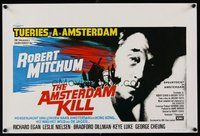 2b443 AMSTERDAM KILL Belgian '78 Richard Egan, different art of tough guy Robert Mitchum!