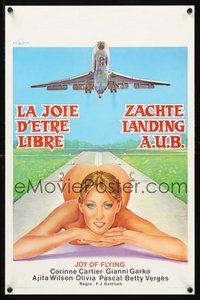 2b539 JOY OF FLYING Belgian '77 Sylvia im Reich der Wollust, sexy artwork!