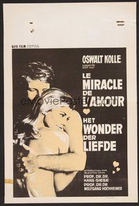 2b580 MIRACLE OF LOVE Belgian '67 Das wunder der Liebe, German guide to sex!