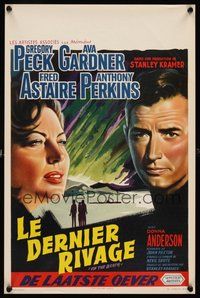 2b595 ON THE BEACH Belgian '59 Gregory Peck, Ava Gardner, Fred Astaire & Anthony Perkins!