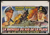 2b609 PURSUIT OF THE GRAF SPEE Belgian '57 Powell & Pressburger's Battle of the River Plate!