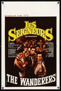 2b691 WANDERERS Belgian '79 Ken Wahl in Kaufman's 1960s New York City teen gang cult classic!