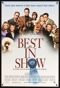 2b129 BEST IN SHOW DS 1sh '00 Parker Posey, Jay Brazeau, Christopher Guest, Eugene Levy