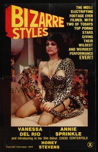 2b131 BIZARRE STYLES video poster R84 Vanessa Del Rio in sexy leopard outfit!
