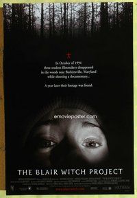 2b132 BLAIR WITCH PROJECT DS 1sh '99 Daniel Myrick & Eduardo Sanchez horror cult classic!