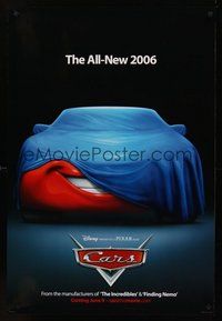2b139 CARS teaser DS 1sh '06 Walt Disney animated automobile racing, the all-new 2006!