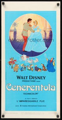 2b282 CINDERELLA Italian locandina R75 Walt Disney classic romantic musical fantasy cartoon!