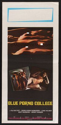 2b284 DANISH PASTRIES Italian locandina '73 I Jomfruens Tegn, wild sexy images of nude women!