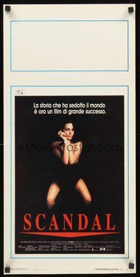 2b386 SCANDAL Italian locandina '89 super sexy naked Joanne Whalley-Kilmer!