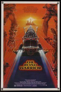 2b058 MAD MAX 2: THE ROAD WARRIOR 1sh '81 Mel Gibson returns as Mad Max, art by Commander!