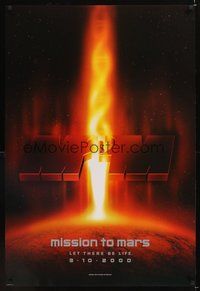 2b191 MISSION TO MARS teaser DS 1sh '00 Brian De Palma, Gary Sinise, Tim Robbins, Don Cheadle!