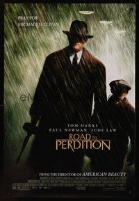 2b207 ROAD TO PERDITION DS 1sh '02 Sam Mendes directed, Tom Hanks, Paul Newman, Jude Law