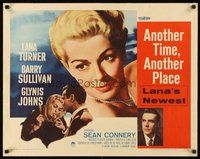 2c022 ANOTHER TIME ANOTHER PLACE style A 1/2sh '58 sexy Lana Turner, young Sean Connery!