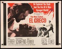 2c109 EL GRECO 1/2sh '66 close up of Mel Ferrer as The Man Called El Greco & Rosanna Schiaffino!