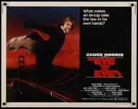 2c117 EYE FOR AN EYE 1/2sh '81 Chuck Norris takes the law into his own hands, Golden Gate Bridge!